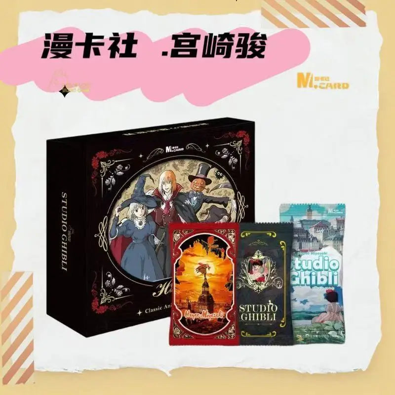 Cartes de Collection Anime Studio Ghibli – Voyage Enchanté Miyazaki avec Chihiro, Totoro et Le Château dans le Ciel – CCG Collector